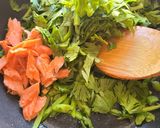 大山のぶ代さん直伝!鮭と春菊のバター炒め作り方3写真