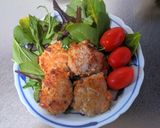 鶏つくねポン酢作り方6写真