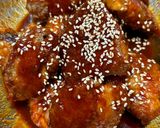 揚げ焼きで♪旨辛ヤンニョムチキン作り方5写真