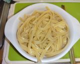 帆立とほうれん草のパスタグラタン作り方8写真