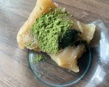 スピルリナで緑色きれい！抹茶餡の栗大福作り方1写真