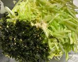 キャベツと韓国海苔のナムル作り方2写真