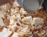 大豆もやし(キムチ仕立て)入り麻婆豆腐作り方6写真
