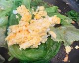 レタスとツナのふわとろ卵炒め作り方6写真