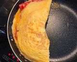 トマト✖️チーズ相性抜群！トマトチーズオムレツ作り方6写真