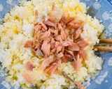 レタスと焼鮭の炒飯作り方3写真