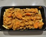 残ったカレーでカレーマカロニグラタン作り方2写真