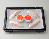 レンジで簡単！鯛のソテー　トマトソース作り方4写真