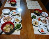 パパっと！絹厚揚げサラダほうれん草味噌汁作り方14写真