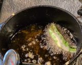 紫蘇バジル韮の花穂の天ぷら🍤オマケで四角豆万願寺作り方2写真