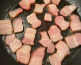 ベーコンとほうれん草の炒めもの作り方1写真