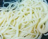かつお節でしあげる●和風ペペロンチーノ作り方2写真