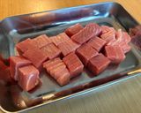 <元板前 花田流>旨み風味⤴︎マグロ漬け丼作り方3写真
