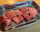 <元板前 花田流>旨み風味⤴︎マグロ漬け丼作り方3写真