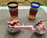 木苺とスモモのシャーベット作り方6写真