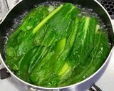 小松菜の海苔和え作り方1写真