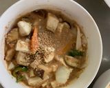 肉無豆腐簡単中華風梅ウスター味野菜炒め作り方17写真