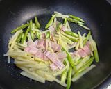 アスパラ×筍×桜海老🌸バター醬油春パスタ作り方3写真