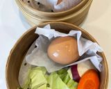 せいろで朝ごはん★野菜、茹で卵、ベーグル作り方1写真