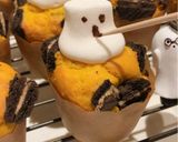 【ハロウィン】かぼちゃのおばけマフィン♡作り方7写真