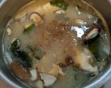 豆腐とわかめと椎茸のお味噌汁作り方4写真