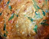 簡単ランチ！法蓮草トマト卵カレーうどん作り方4写真