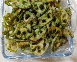 材料2つだけ、れんこん青のり作り方4写真
