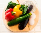 しらすと夏野菜のガパオ風ライス作り方1写真