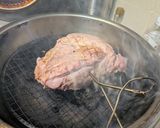 きっちり温度管理して燻煙モモチャーシュー作り方2写真