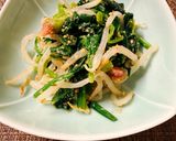 ほうれん草ともやしの胡麻和え😻作り方6写真
