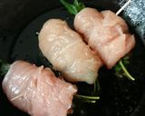 ミコばあばのささみの甘辛梅じそ巻き作り方6写真