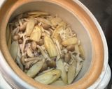 土鍋で豚バラ炊き込みご飯作り方7写真
