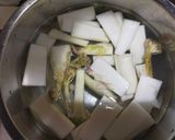 うどとツナのトマトパスタ作り方2写真