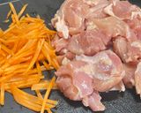 極上のプチッと感！もち麦鶏ごぼうご飯作り方4写真