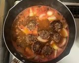 超簡単☆甘酢肉だんご♪♪作り方4写真