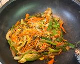 もずくと余り野菜の人参しりしり作り方3写真
