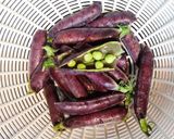 紫豌豆ツタンカーメン豆ご飯　発芽燕麦入り作り方3写真
