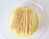 レンジで【Bistro明太クリームパスタ作り方1写真