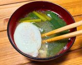 味噌汁（ニラたまご）作り方10写真