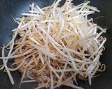 簡単昼食今夜の夕飯ニラもやし焼きそば節約作り方3写真