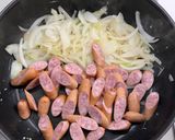 濃厚とろ〜り♪ウインナークリームパスタ作り方3写真