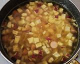 ♡さつまいもとお豆のミルクスープ♡作り方3写真