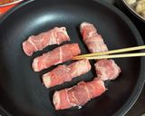 絶品！紅生姜入りの肉巻きちくわ作り方3写真