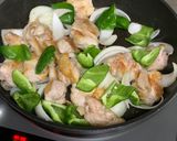 鶏もも肉とピーマンの酢鶏炒め作り方6写真