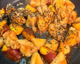 鶏肉と根菜のはちみつオイスター照り焼き作り方9写真