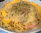 オムペペロンチーノのクリームシチューがけ作り方8写真