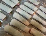 豚肉とねぎの棒餃子作り方3写真
