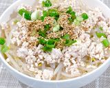 ごま香るひき肉のさっぱりそうめん♪作り方5写真