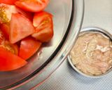 トマトとツナの冷んやりサラダ🥗作り方2写真