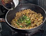 キーマカレーの残りでカレー炒飯作り方6写真